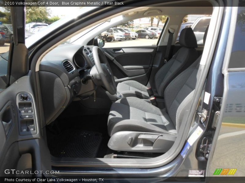 Blue Graphite Metallic / Titan Black 2010 Volkswagen Golf 4 Door