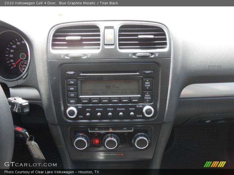 Blue Graphite Metallic / Titan Black 2010 Volkswagen Golf 4 Door