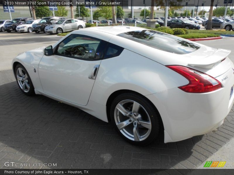 Pearl White / Gray Leather 2010 Nissan 370Z Sport Touring Coupe