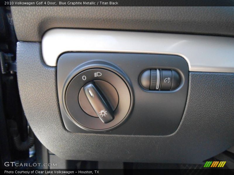 Blue Graphite Metallic / Titan Black 2010 Volkswagen Golf 4 Door