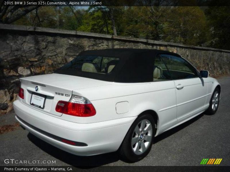 Alpine White / Sand 2005 BMW 3 Series 325i Convertible