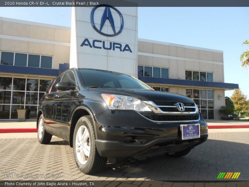 Crystal Black Pearl / Black 2010 Honda CR-V EX-L