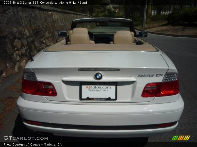 Alpine White / Sand 2005 BMW 3 Series 325i Convertible