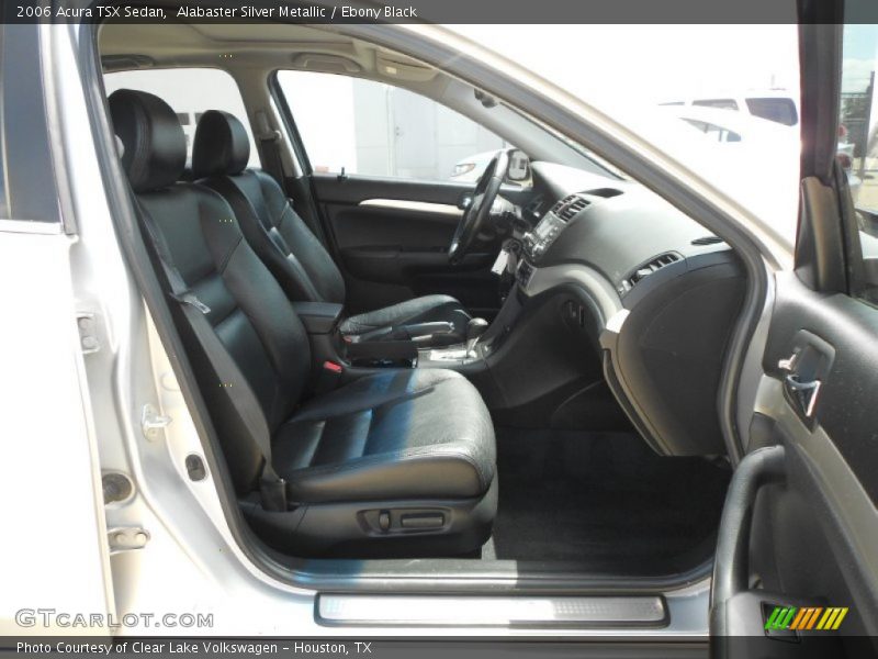 Alabaster Silver Metallic / Ebony Black 2006 Acura TSX Sedan