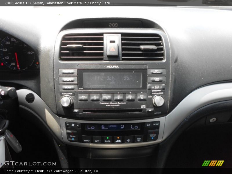 Alabaster Silver Metallic / Ebony Black 2006 Acura TSX Sedan