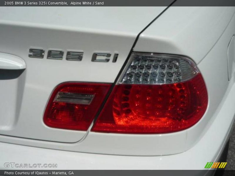 Alpine White / Sand 2005 BMW 3 Series 325i Convertible
