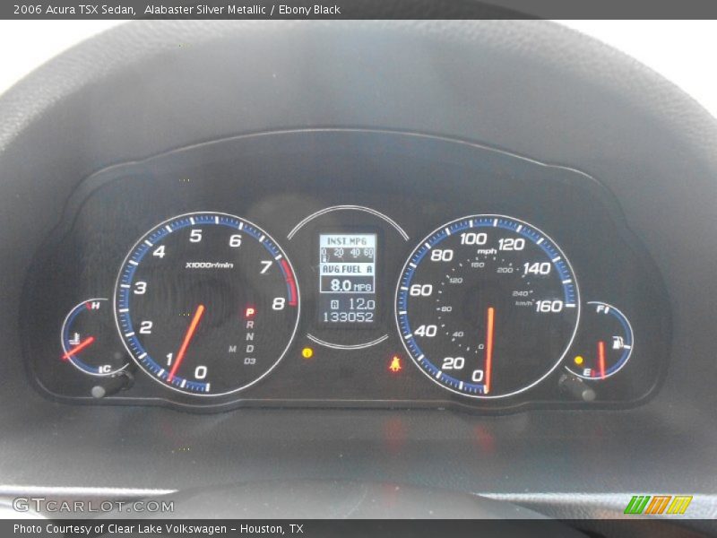 Alabaster Silver Metallic / Ebony Black 2006 Acura TSX Sedan