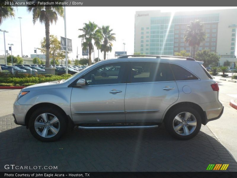 Palladium Metallic / Ebony 2011 Acura MDX