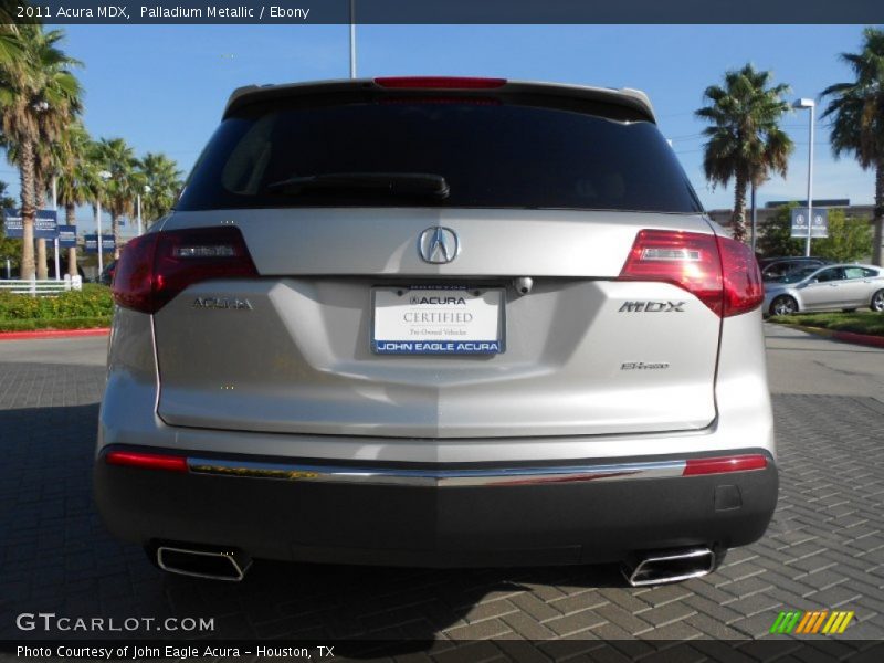 Palladium Metallic / Ebony 2011 Acura MDX