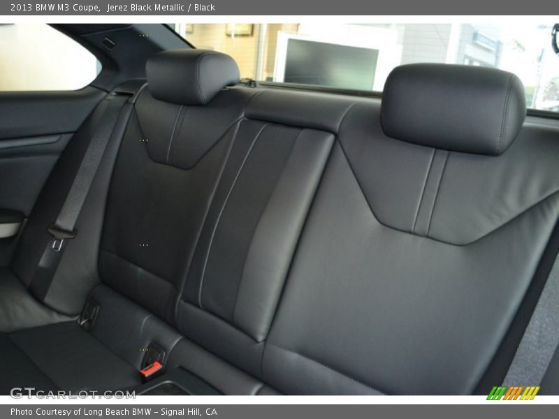 Rear Seat of 2013 M3 Coupe