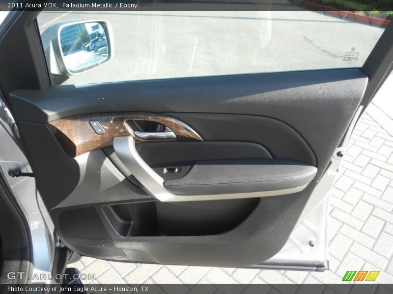 Palladium Metallic / Ebony 2011 Acura MDX