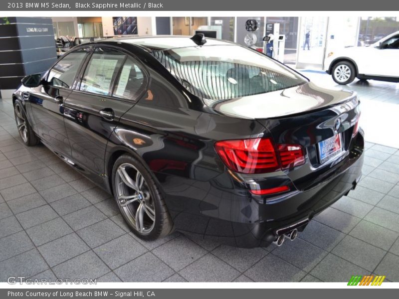 Black Sapphire Metallic / Black 2013 BMW M5 Sedan