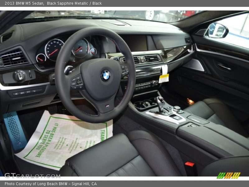 Black Interior - 2013 M5 Sedan 
