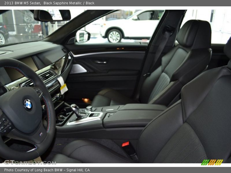 Front Seat of 2013 M5 Sedan