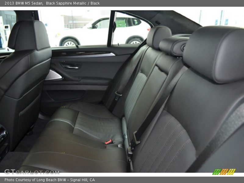 Rear Seat of 2013 M5 Sedan