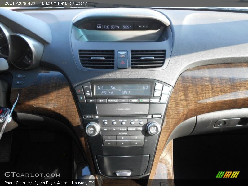 Palladium Metallic / Ebony 2011 Acura MDX