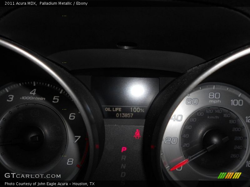 Palladium Metallic / Ebony 2011 Acura MDX