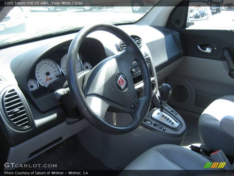 Polar White / Gray 2005 Saturn VUE V6 AWD