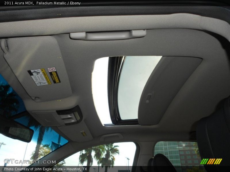 Palladium Metallic / Ebony 2011 Acura MDX