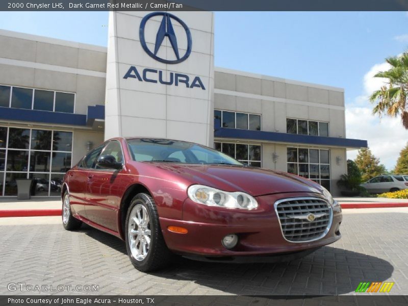 Dark Garnet Red Metallic / Camel/Tan 2000 Chrysler LHS