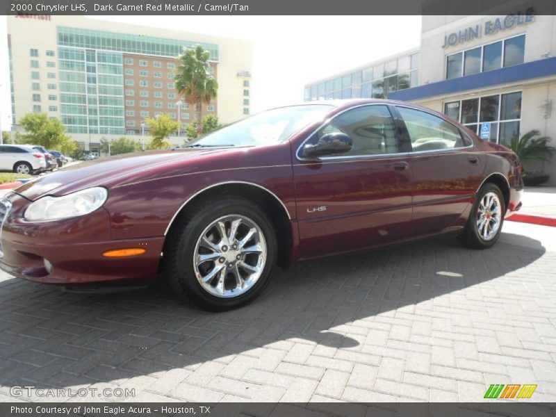 Dark Garnet Red Metallic / Camel/Tan 2000 Chrysler LHS