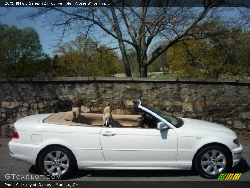 Alpine White / Sand 2005 BMW 3 Series 325i Convertible