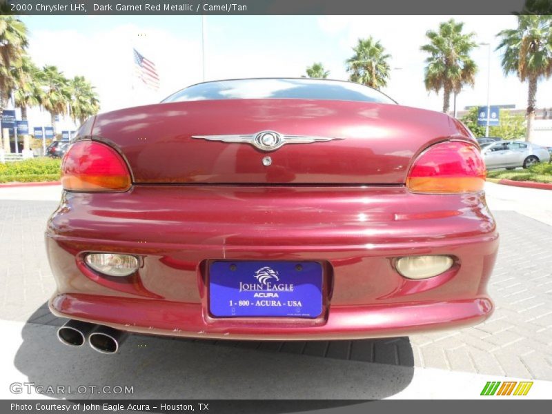 Dark Garnet Red Metallic / Camel/Tan 2000 Chrysler LHS