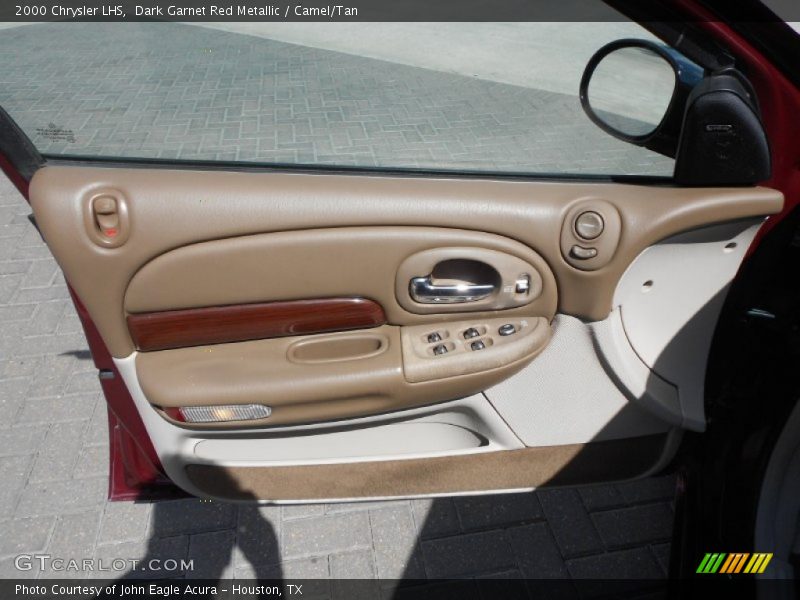 Dark Garnet Red Metallic / Camel/Tan 2000 Chrysler LHS