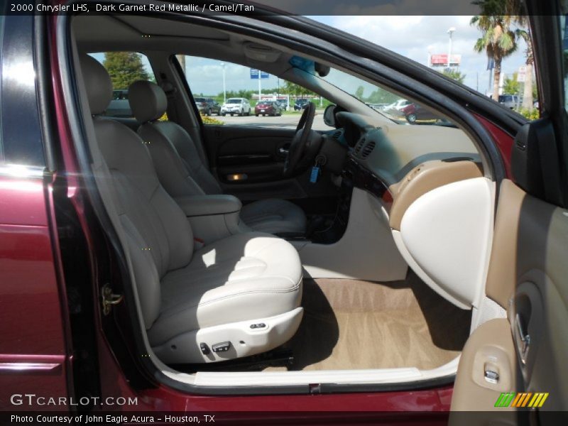 Dark Garnet Red Metallic / Camel/Tan 2000 Chrysler LHS
