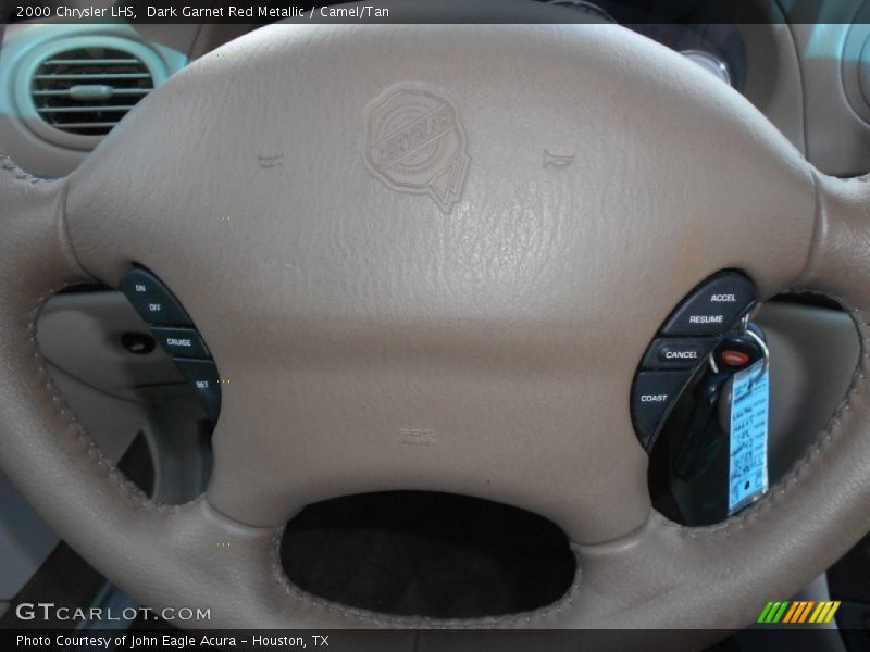 Dark Garnet Red Metallic / Camel/Tan 2000 Chrysler LHS