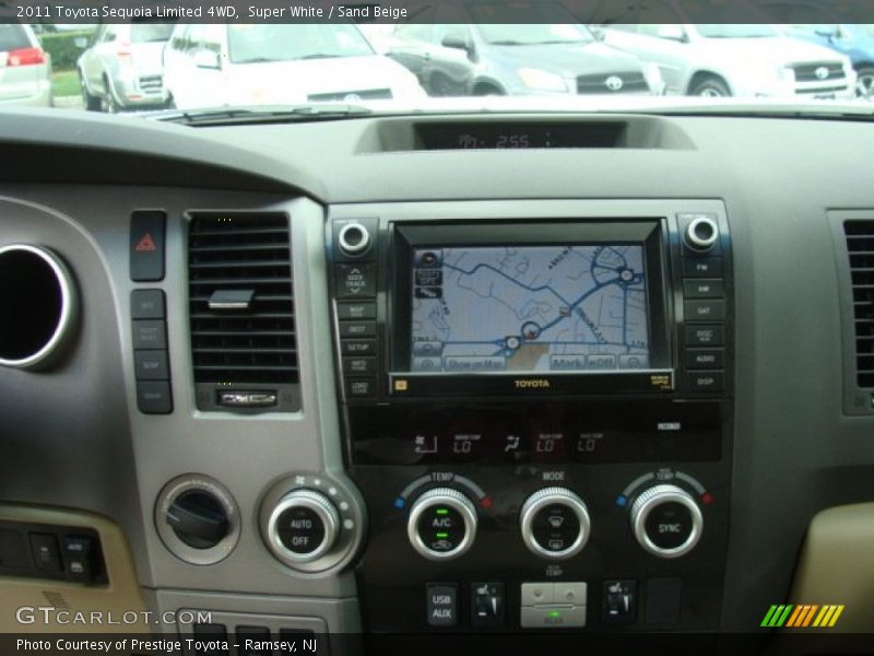 Super White / Sand Beige 2011 Toyota Sequoia Limited 4WD