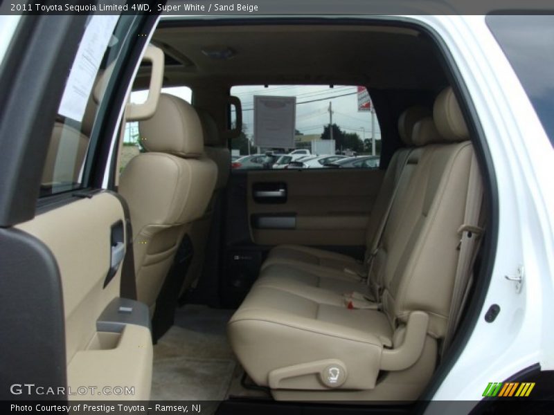 Super White / Sand Beige 2011 Toyota Sequoia Limited 4WD