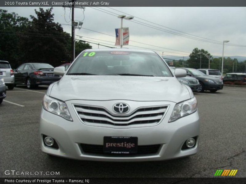 Classic Silver Metallic / Ash Gray 2010 Toyota Camry XLE