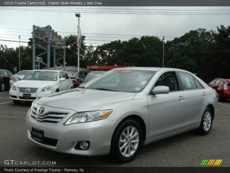 Classic Silver Metallic / Ash Gray 2010 Toyota Camry XLE