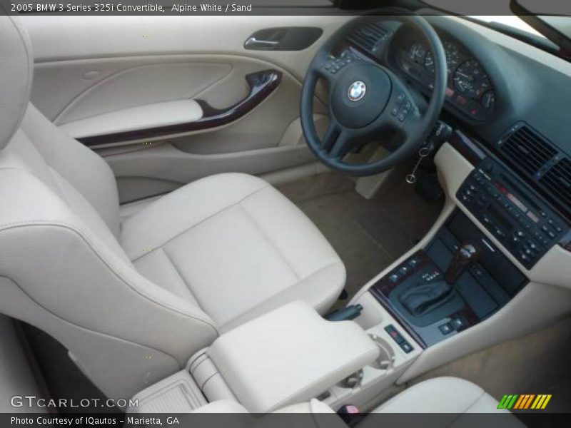 Alpine White / Sand 2005 BMW 3 Series 325i Convertible