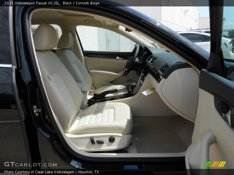 Black / Cornsilk Beige 2013 Volkswagen Passat V6 SEL