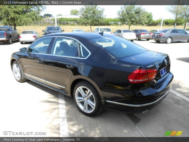 Black / Cornsilk Beige 2013 Volkswagen Passat TDI SEL