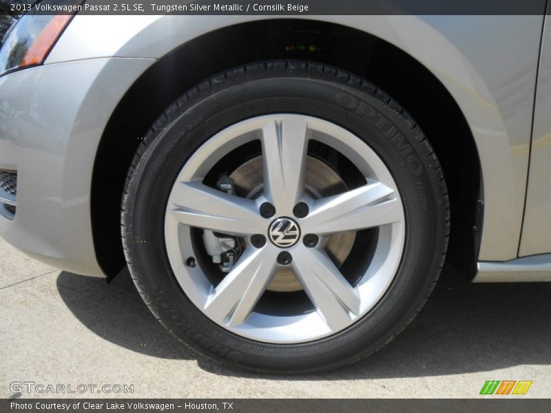 Tungsten Silver Metallic / Cornsilk Beige 2013 Volkswagen Passat 2.5L SE