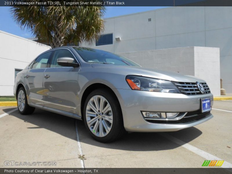 Tungsten Silver Metallic / Titan Black 2013 Volkswagen Passat TDI SEL