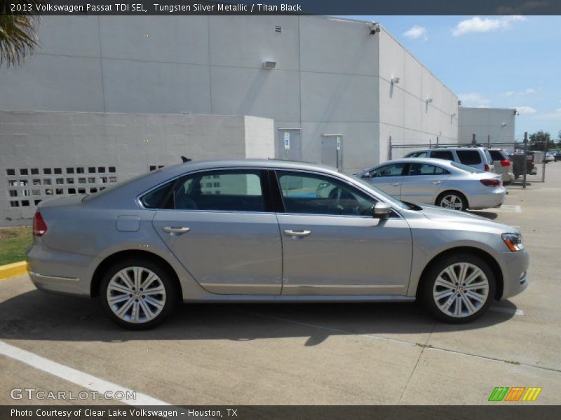 Tungsten Silver Metallic / Titan Black 2013 Volkswagen Passat TDI SEL