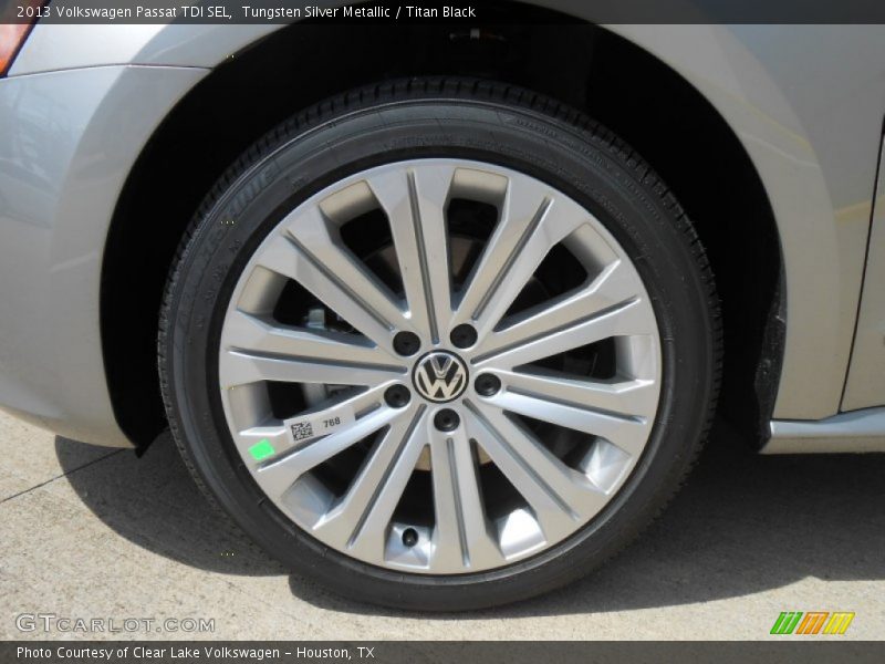 Tungsten Silver Metallic / Titan Black 2013 Volkswagen Passat TDI SEL