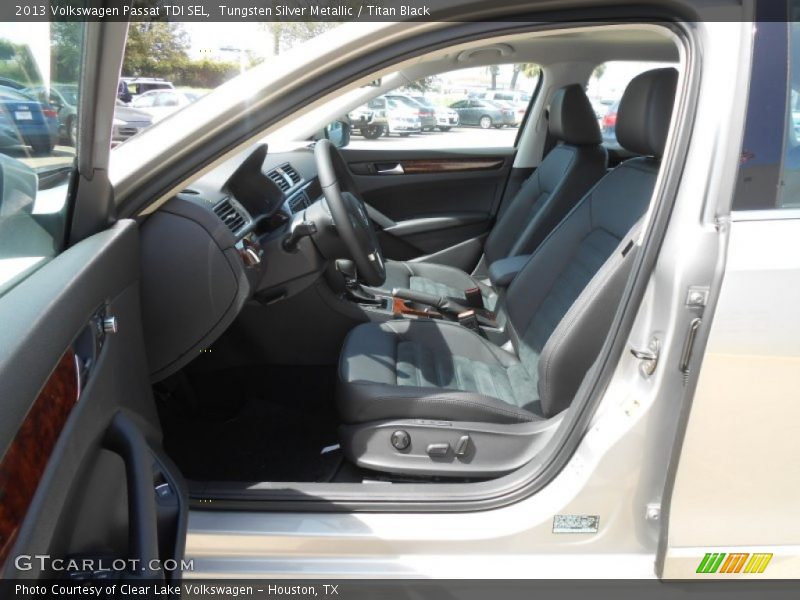 Tungsten Silver Metallic / Titan Black 2013 Volkswagen Passat TDI SEL