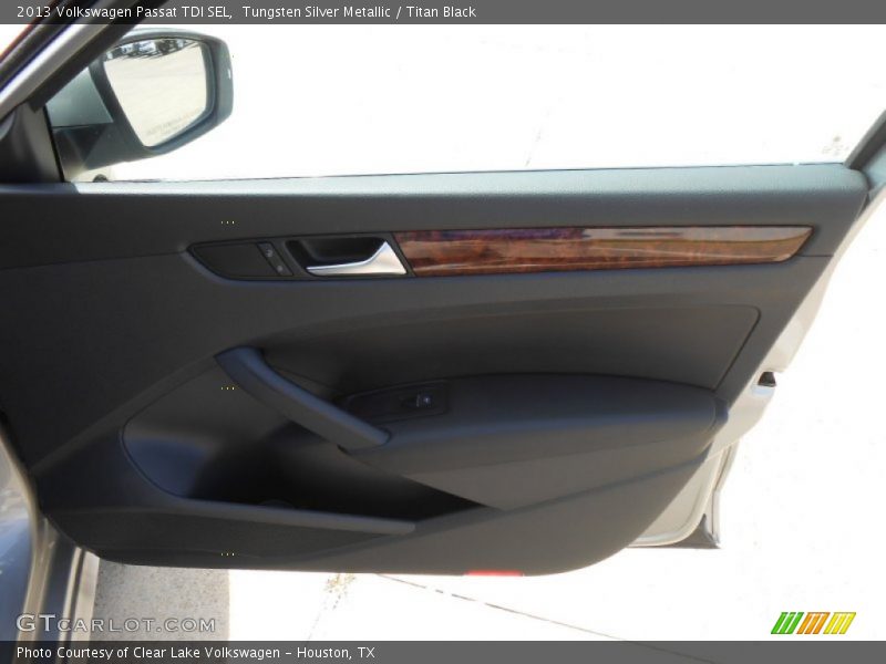 Tungsten Silver Metallic / Titan Black 2013 Volkswagen Passat TDI SEL