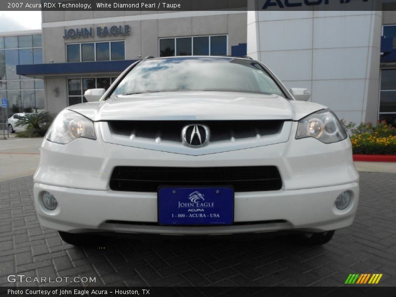 White Diamond Pearl / Taupe 2007 Acura RDX Technology