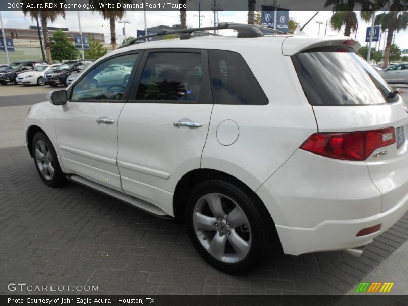 White Diamond Pearl / Taupe 2007 Acura RDX Technology