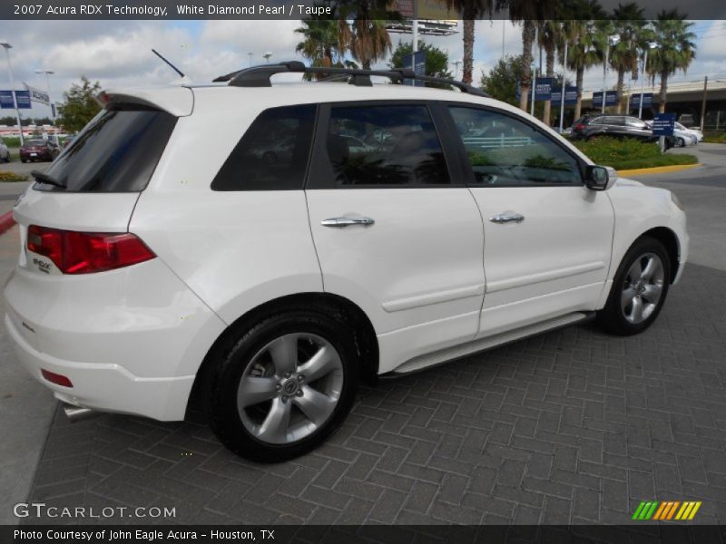 White Diamond Pearl / Taupe 2007 Acura RDX Technology