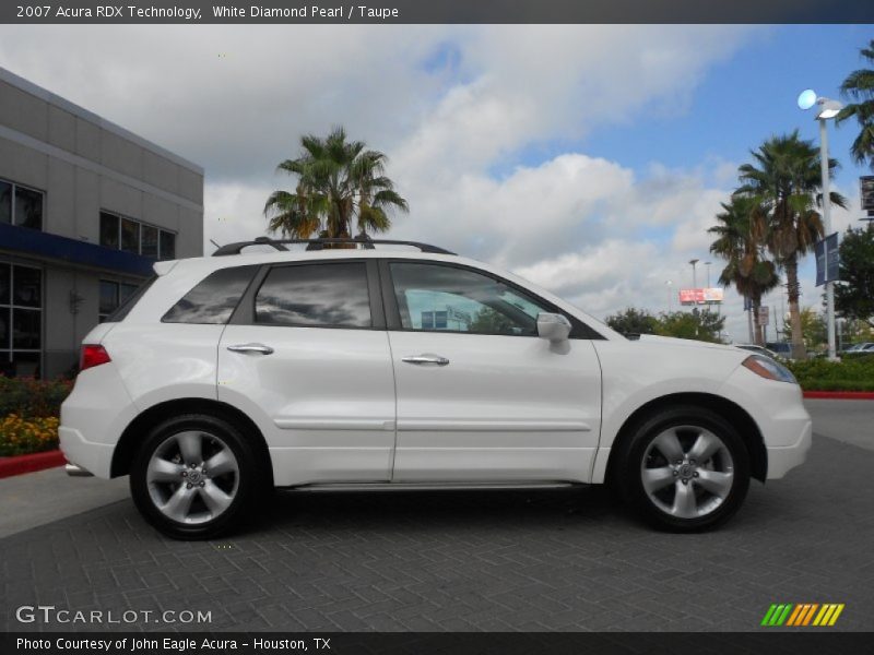 White Diamond Pearl / Taupe 2007 Acura RDX Technology