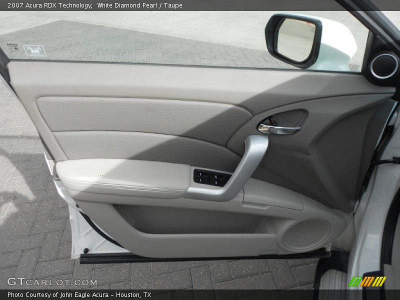 White Diamond Pearl / Taupe 2007 Acura RDX Technology