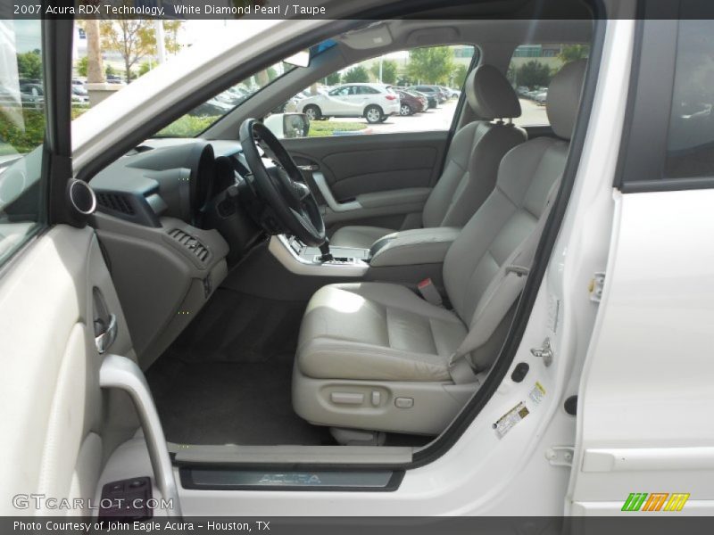 White Diamond Pearl / Taupe 2007 Acura RDX Technology