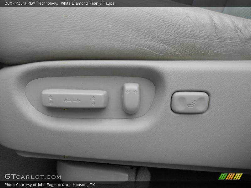 White Diamond Pearl / Taupe 2007 Acura RDX Technology
